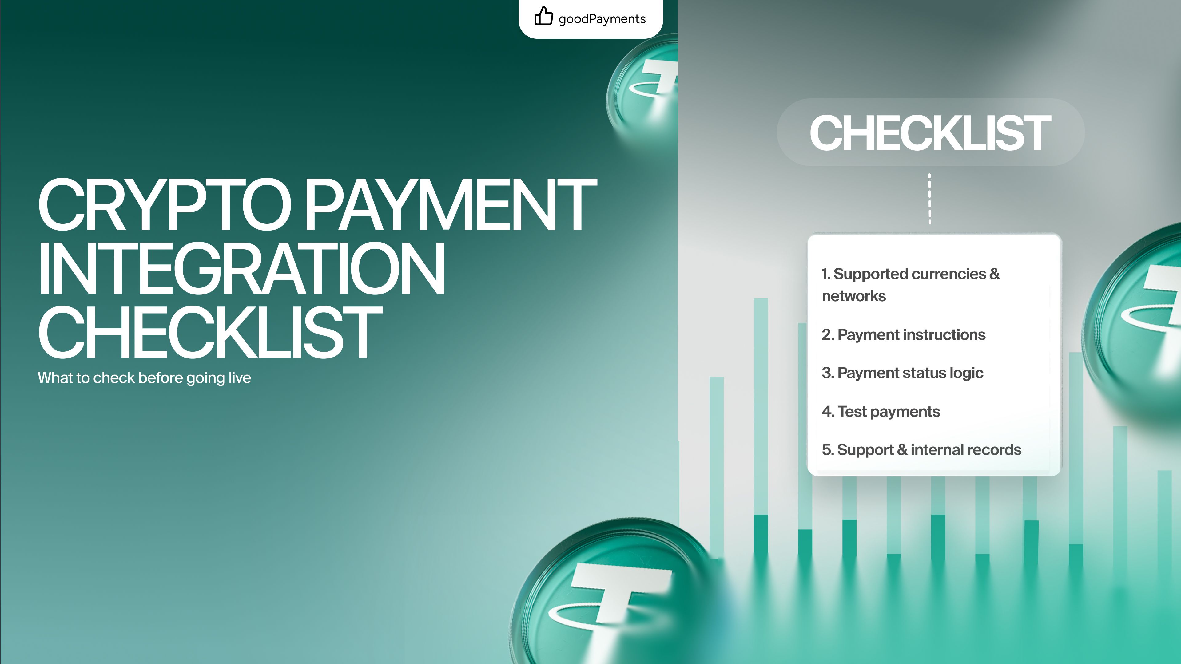Crypto payment integration checklist: What to check before going live