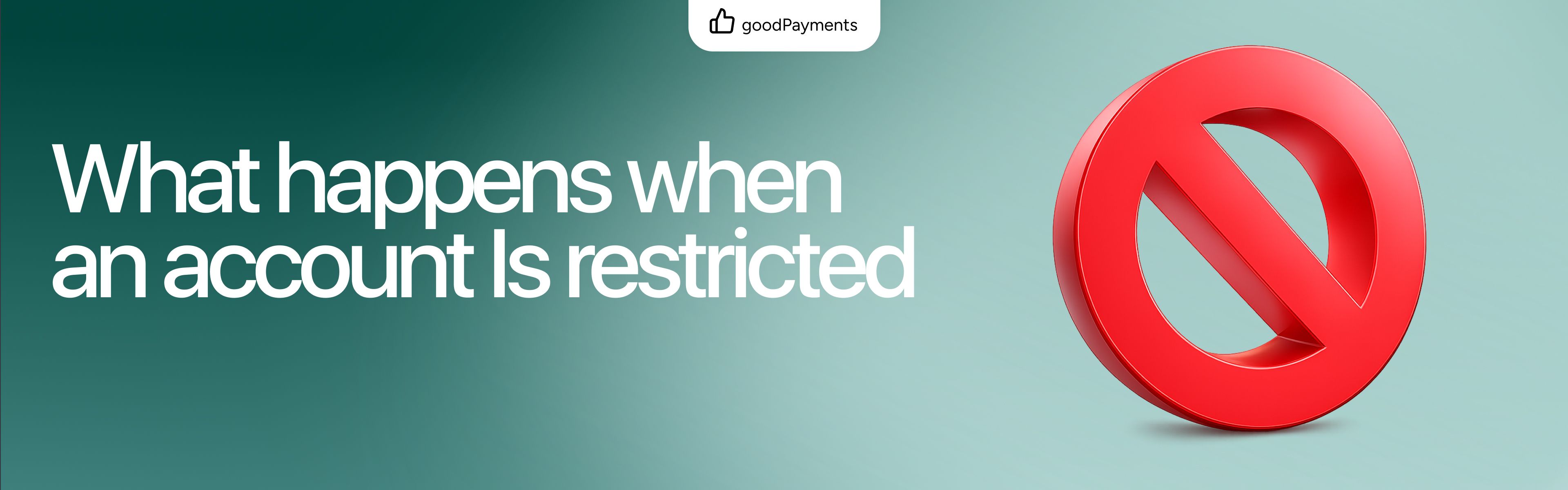 What happens when an account Is restricted